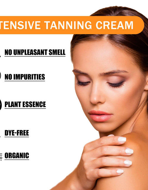Load image into Gallery viewer, EELHOE Tanning Cream, Outdoor Beach Tanning Help Wheat Tan Moisturizing Black Lotion

