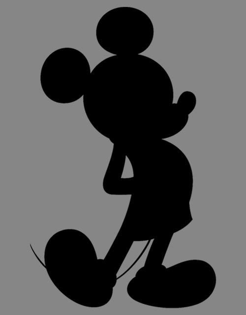 Load image into Gallery viewer, Disney Boy Mickey&amp;Friends Mickey Mouse Pocket Silhouette Tee Charcoal Heather XL
