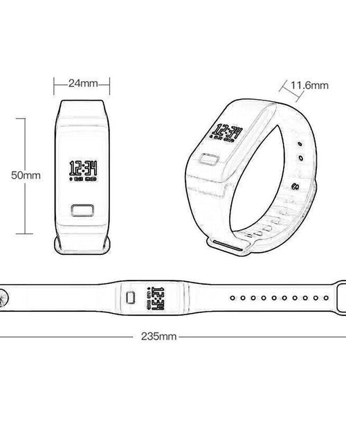 Load image into Gallery viewer, IP67 Waterproof Men F1 Sports Smart Women Watch Oximetry Blood Pressure Monitor Heart Rate Tracker Bluetooth Bracelet Valentine
