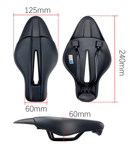 TT Time Trial/MTB Cycling Saddle: Seatless Triathlon Option for Road & Fixed-Gear Bikes