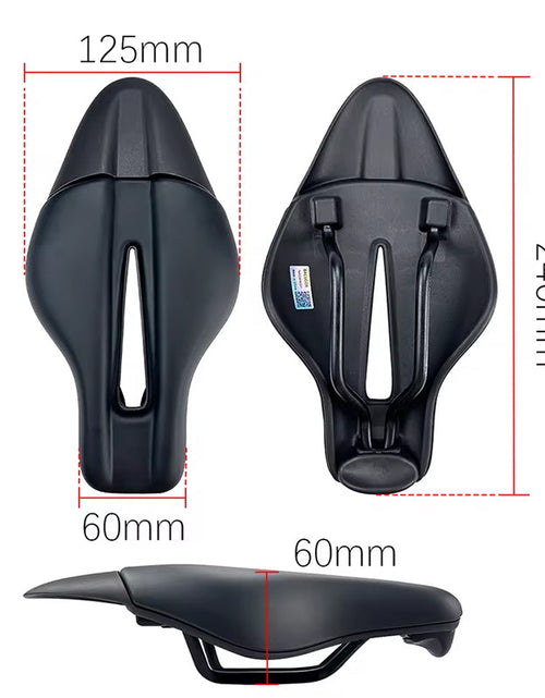 Load image into Gallery viewer, TT Time Trial/MTB Cycling Saddle: Seatless Triathlon Option for Road &amp; Fixed-Gear Bikes
