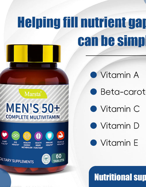 Load image into Gallery viewer, Men's Health Products Men's Multivitamin Tablets MEN'S 50+Complete Multivitamin
