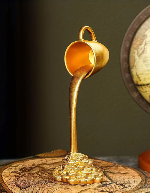 Load image into Gallery viewer, Decorative ornament floating coffee cup resin ornament home ornament floating coffee cup ornament

