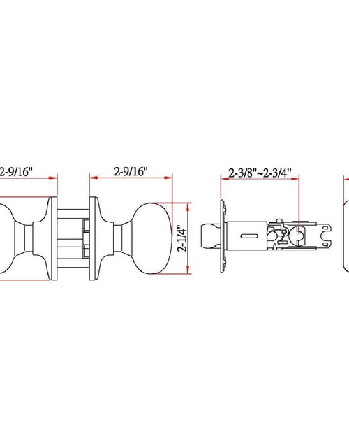 Load image into Gallery viewer, Design House Cambridge 2-Way Latch Passage Door Knob Polished Brass

