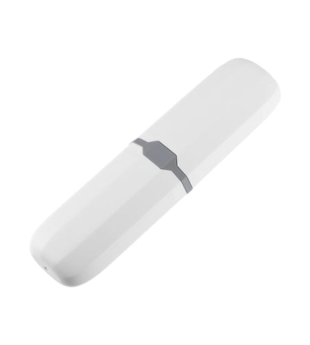 VOCOSTE Toothbrush Travel Case Plastic White 7.87x2.17 Inches