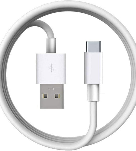 Xnarew USB C Charger Cable for JISULIFE Mini Fan 5FT White Copper