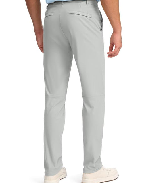 Load image into Gallery viewer, Obla Men's Slim Fit Golf Pants Silver Grey 33W 32L
