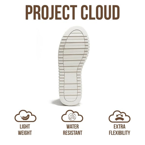 Load image into Gallery viewer, Project Cloud Loafers Lightweight Slip-On Non Slip Sneakers Beige Size 5.5
