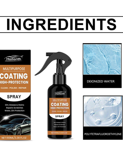 Load image into Gallery viewer, Homonth Automobile Protective Coating Spray, Multi-Functional Car Cleaning, Rust Removal, Scratch Repair, Universal Care
