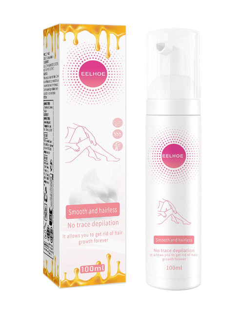 Load image into Gallery viewer, EELHOE Honey Mousse Hair Removal Spray, Full Body Hair Removal Armpit Hair Leg Hair Foam Mild Skin Friendly Does Not Stimulate
