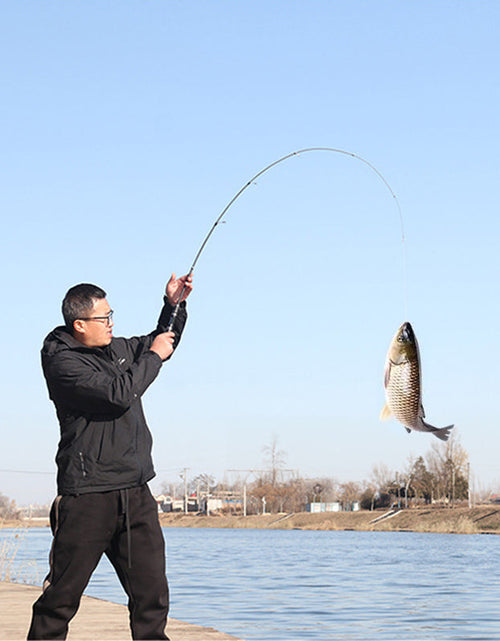 Load image into Gallery viewer, Portable Ultra - Short Carbon Fiber Telescopic Fishing Rod: 1.5m/1.68m/1.8m Options, Ideal for Sea Fishing with 32cm - Related C
