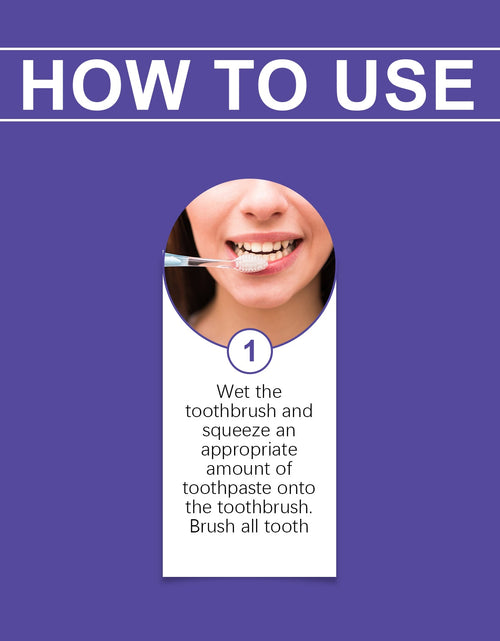 Load image into Gallery viewer, Oralhoe Purple Brightening Toothpaste Brightening Remove Stains Improve Yellow Teeth Gentle Cleaning Dental Hygiene Care Toothpaste
