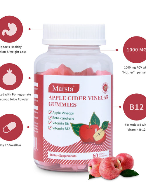 Load image into Gallery viewer, Apple cider vinegar vitamin gummies
