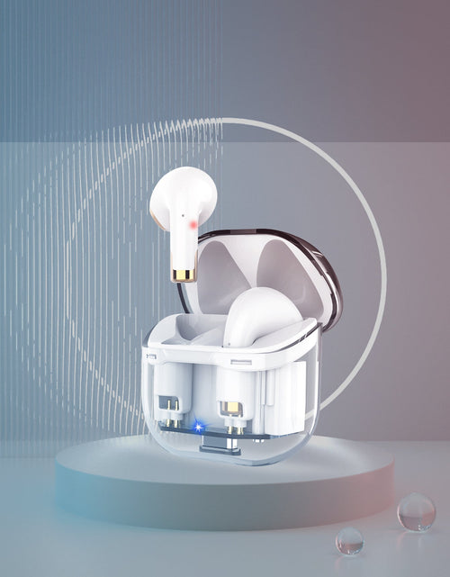 Load image into Gallery viewer, Transparent bin 5.3TWS Bluetooth headset APRO11 true wireless sports game headset call noise reduction
