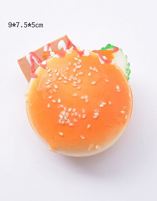 Load image into Gallery viewer, Squishy Food Creative Simulation Bread Toast Donuts Slow Rising Squeeze Stress Relief Toys Spoof Tease People Desktop Decoration
