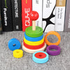 Circular colored tower column