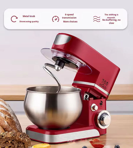 400W Stand Mixer, Multifunctional Kitchen Machine – Automatic Dough Kneader & Electric Egg Beater for Home Use