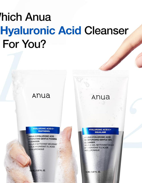 Load image into Gallery viewer, Moisturizing Gentle Gel Cleanser, Hyaluronic Acid, Squalane, Ceramide, Foaming Facial Korean Cleanser, Ph Balance, Daily Hydrating Face Wash, Korean Skincare (150Ml/5.07Fl Oz.)
