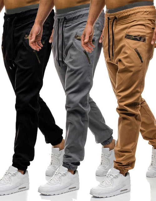 Load image into Gallery viewer, Fashion Men Gyms Pure color Pants Joggers Fitness Casual Long Pants Men Workout Skinny Sweatpants Jogger Tracksuit Trousers
