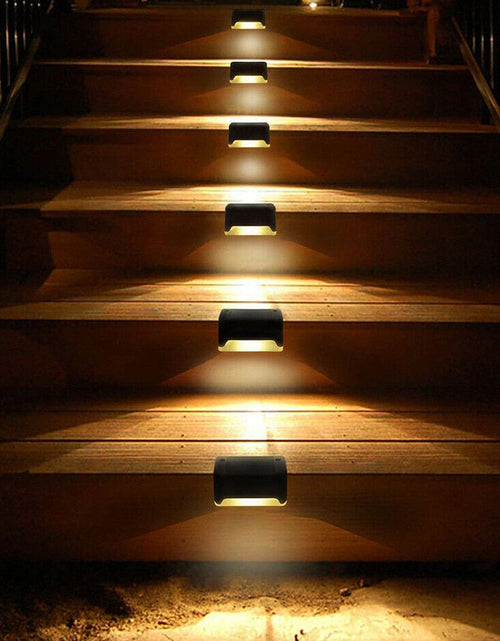 Load image into Gallery viewer, Solar Lights Solar Step Lights Outdoor Waterproof Led Solar Power Garden Light Lamp decoration for Patio Stair Garden Yard Fence

