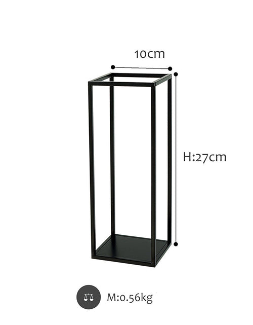 Load image into Gallery viewer, Tea Break Dessert Rack Set Simple Modern Black Iron Cake Plate Marble Tray Creative Cake Rack
