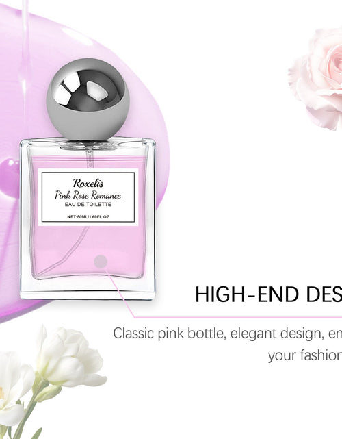 Load image into Gallery viewer, Roxelis Pink Rose Charm Perfume, Pink Rose Lasting Charm Perfume Cologne Pheromone Fragrance
