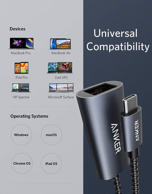 Load image into Gallery viewer, Anker <b>PowerExpand</b> USB-C to Gigabit Ethernet Adapter
