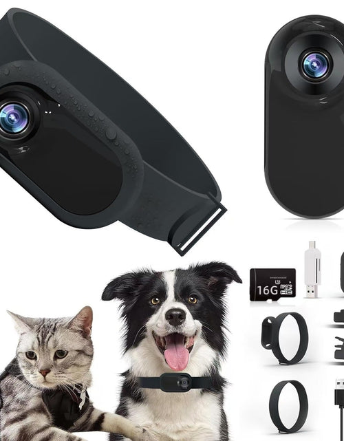 Load image into Gallery viewer, Portable Camera Magnetic Collar Clip Thumb Sports Camera HD Outdoor Pet Camera Portable Cycling Recorder
