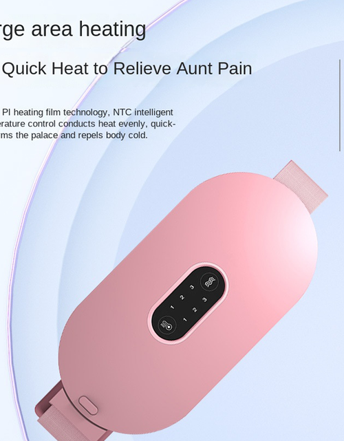 Load image into Gallery viewer, Waist Belt with Heat Therapy, Electric Heating, Rechargeable, Abdominal Warmth, Massage Function, Winter Gift for Women
