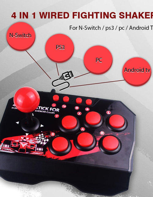 Load image into Gallery viewer, Suitable for Switch/PC/PS3/Android game controllers rocking tables classic wired fighting joysticks for two person arcade games
