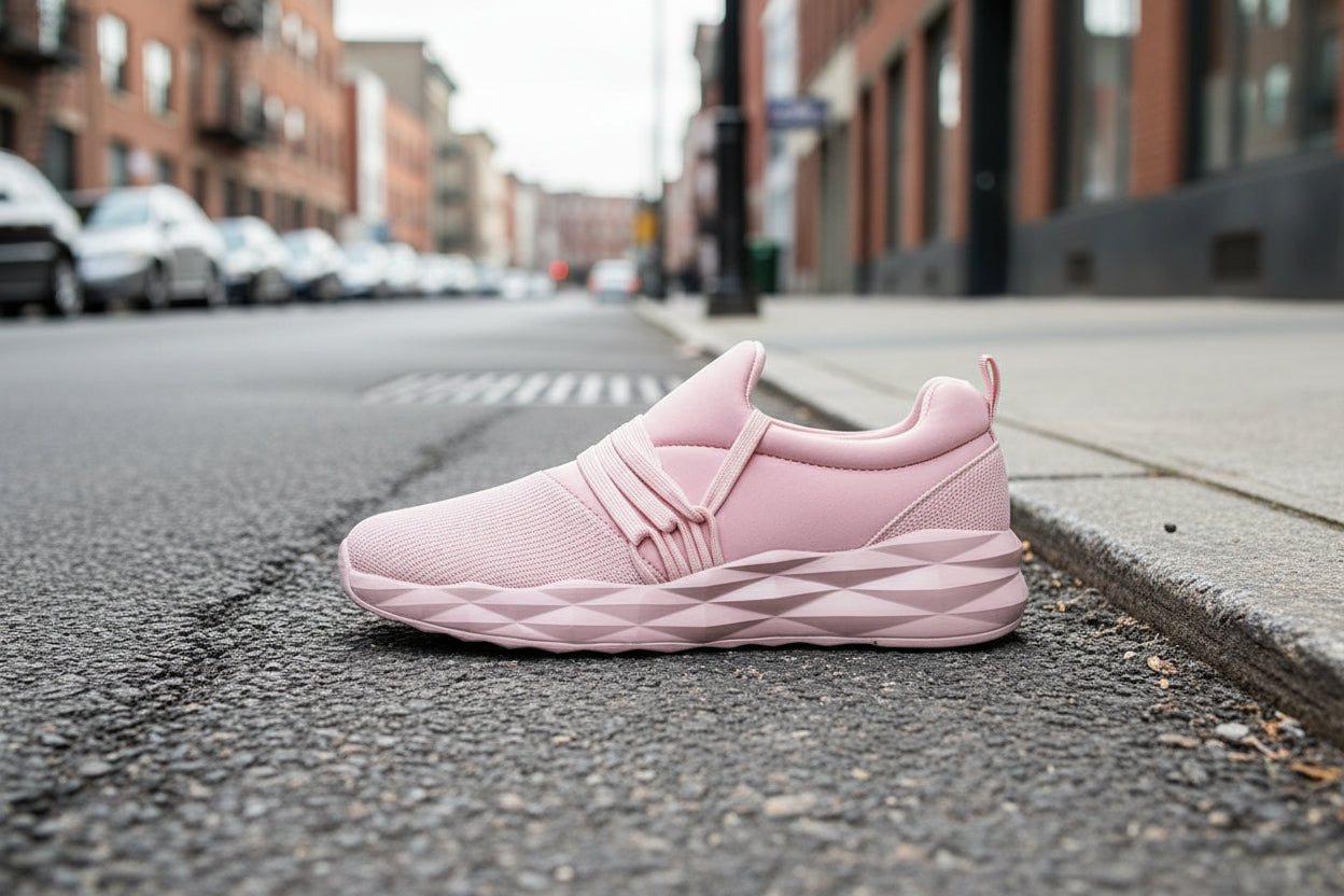 Women’s Laced Summer Sneakers – Lightweight Breathable Casual Shoes