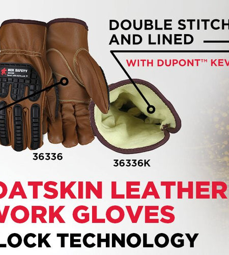Kevlar Stitched Goat Leather Impact Gloves