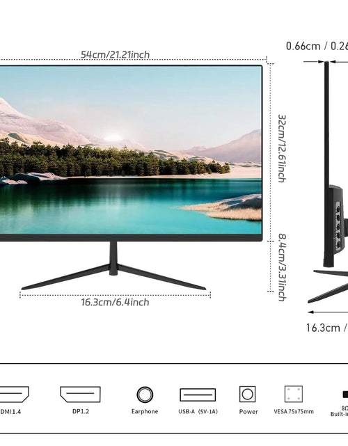 Load image into Gallery viewer, Rehisk 24Inch 180Hz Full HD 1080P Gaming Monitor - RE241KV2
