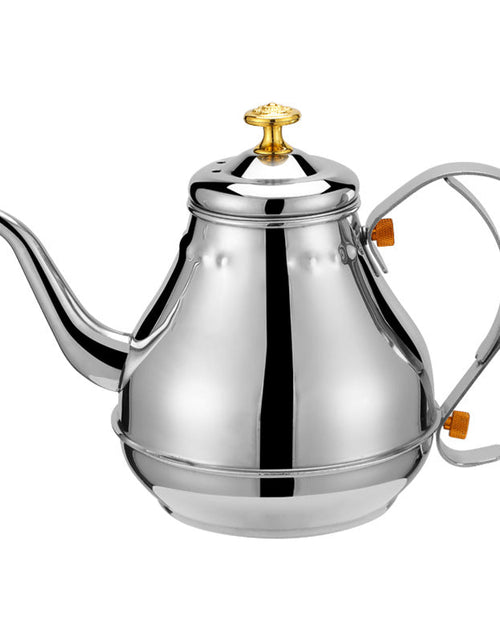 Load image into Gallery viewer, 1.2/1.8L Latin Pot Stainless Steel Tea Pot with Tea Strainer Teapot Coffee Pot Induction Cooker Kettle Teaware Sets

