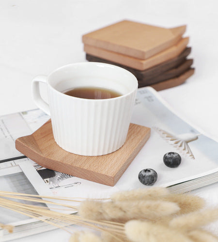 Black Walnut Corner Coaster Solid Wood Heat-Insulating Tea Set Cushion Creative Cup Holder Pot Bearing Accessories