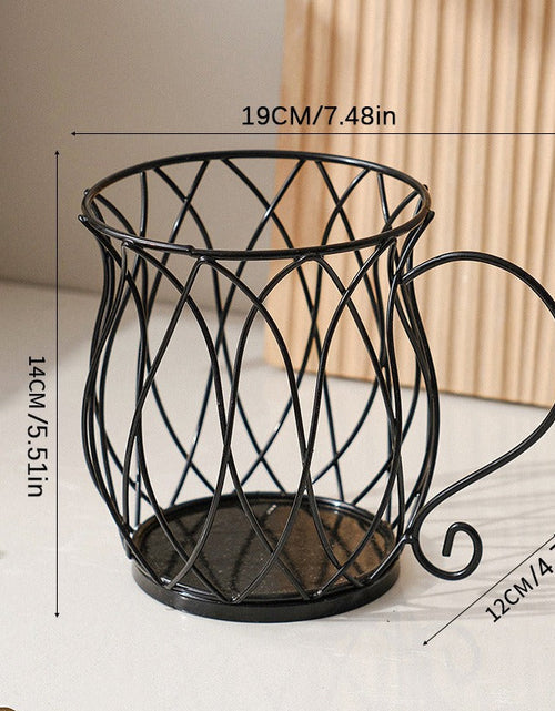 Load image into Gallery viewer, Large Capacity Metal Coffee Capsule Holder | Organizer &amp; Dispenser for Nespresso, Keurig Capsules
