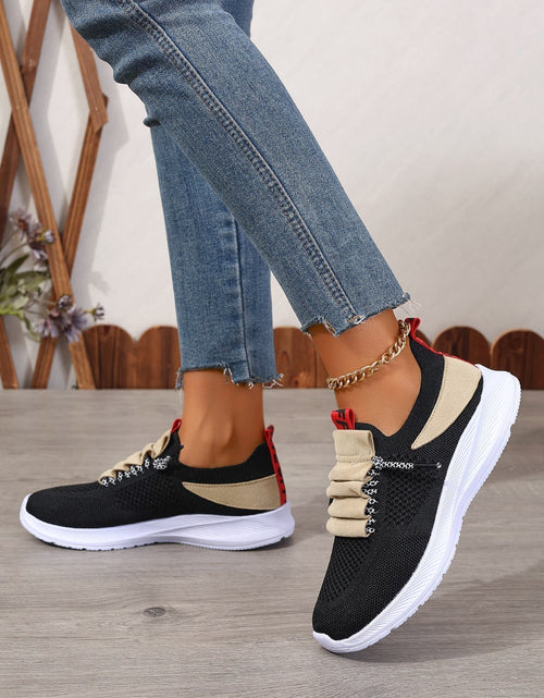 Load image into Gallery viewer, Women’s Non-Slip Round-Toe Casual Sneakers
