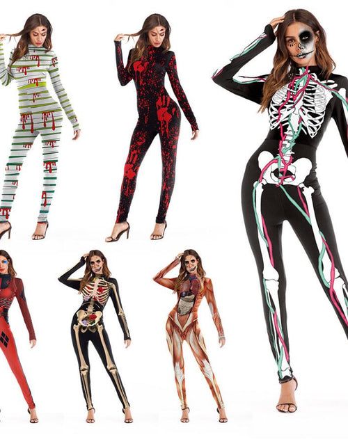 Load image into Gallery viewer, Halloween costume festival event party costume COS long sleeve jumpsuit
