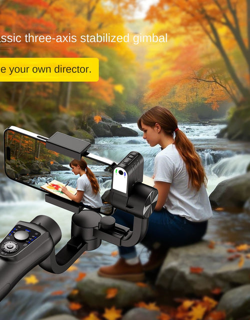 Load image into Gallery viewer, S5B classic handheld gimbal intelligent orthogonal three-axis anti shake phone stabilizer phone gimbal
