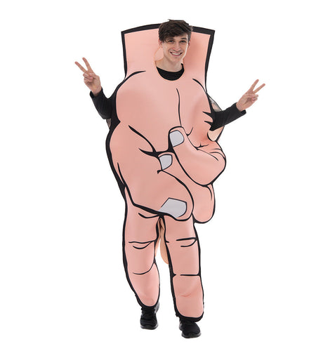 Halloween funny costumes human-shaped scissors hands shape V-shaped sponge stage atmosphere costumes