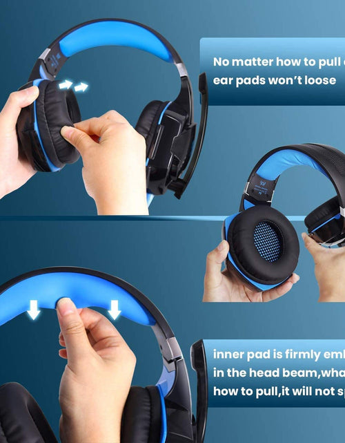 Load image into Gallery viewer, G2000 Head Mounted Gaming Earphones with Wired Illumination Heavy Bass Earphones Computer Esports PS4 Earphones
