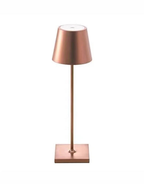 Load image into Gallery viewer, Nordic charging iron art high footed cup table lamp, bedroom bedside touch creative small night light, modern and simple living room night light
