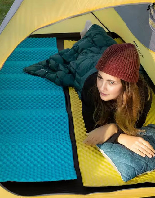 Load image into Gallery viewer, Thicken Egg Mattress. Foldable Camping Pad with Aluminum Membrane for Moisture-Proof. IXPE Foam Pad
