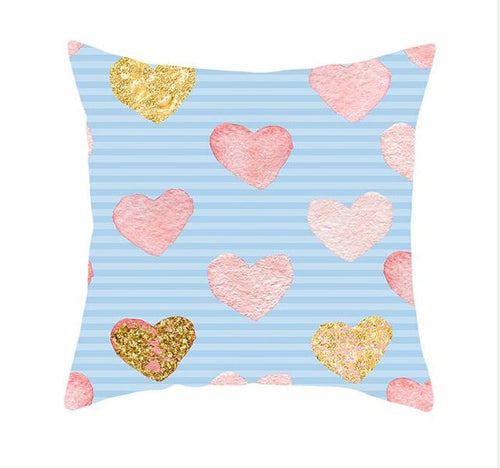 Load image into Gallery viewer, Black White Heart Cushion Cover Arrow I Love You Letters Happy Valentine Pillow Covers Gifts for Couples Valentine's Decoration
