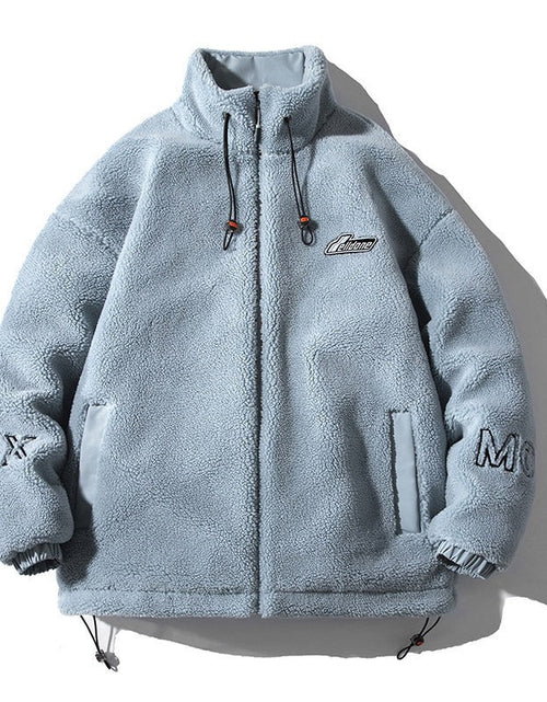Load image into Gallery viewer, Lamb Cashmere Cotton Jacket For Men In Winter Thickened Warm Cotton Jacket For Men In Hong Kong Fashion

