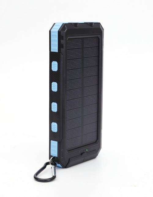 Load image into Gallery viewer, Ultra thin solar power bank 20000mAh with compass three proof solar power bank
