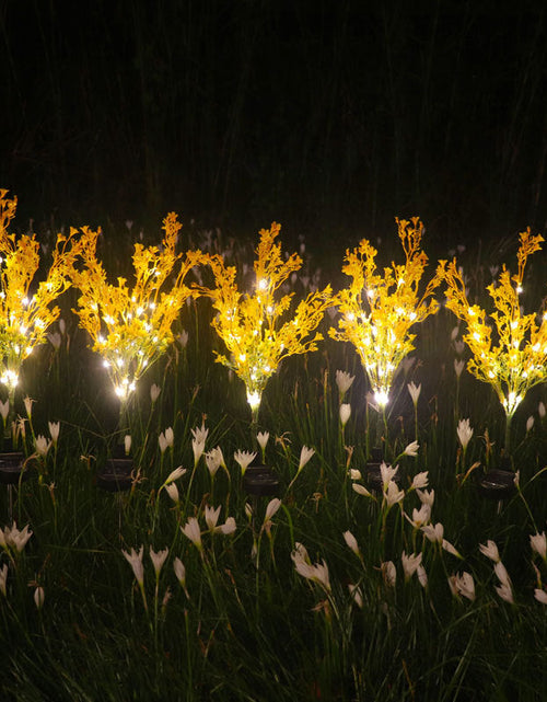 Load image into Gallery viewer, Led Solar Rape Lantern 12 Head Community Garden Ground Plug Outdoor Solar Lawn Lamp
