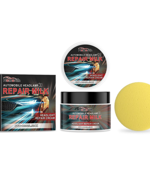 Load image into Gallery viewer, Homonth Car Headlight Repair Kit, Car Bright Retreading Agent, Light Scratch Yellow Retreading Crystal Plating Agent
