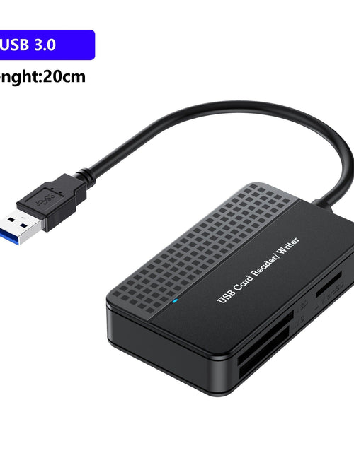 Load image into Gallery viewer, USB 3.0 Four in One USB 3.1 CF SD TF MS Memory Card/DSLR Camera Card Reader Type-c
