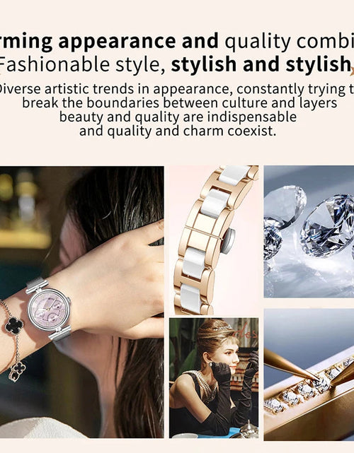 Load image into Gallery viewer, AK62 Smart Watch Women 1.09 Inch HD Screen Custom Watch Face Sports Fitness Tracker Bluetooth Call Lady Smartwatch 2024

